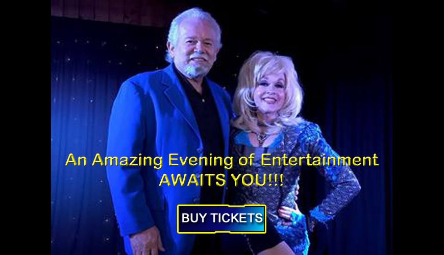 Kelly Vohnn and Mark Hinds performing a tribute to Dolly Parton and Kenny Rogers LIVE on August 24, 2024
