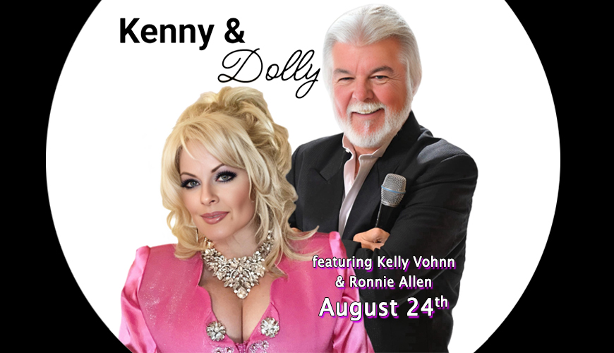 Live performance of Kelly Vohnn and Ronnie Allen performing a tribute of Dolly Parton and Kenny Rogers