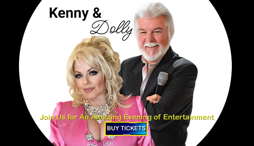 Kelly Vohnn and Ronnie Allen performing a tribute to Dolly Parton and Kenny Rogers LIVE on August 24, 2024