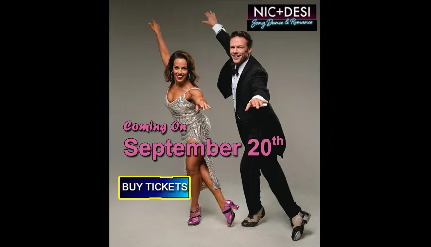 Nic and Desi: Song, Dance, and Romance from Broadway featuring Nicolas Dromard and Desiree Davar LIVE in Concert at the Williams Center Auditorium