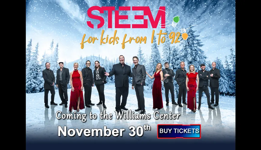 The Spirit of Christmas for Kids from 1 to 92  LIVE in Concert at the Williams Center Auditorium - Nov 30th