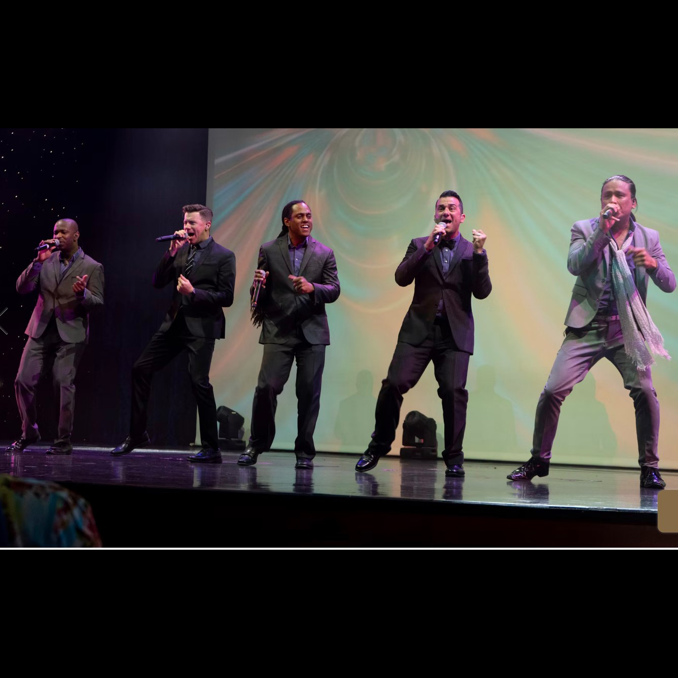 The Edge Effect Presents ‘Icons’ – a cappella Featuring 5 vocalists singing and moving to the music of Stevie Wonder, Michael Jackson, Chicago, Billy Joel, Elton John and more