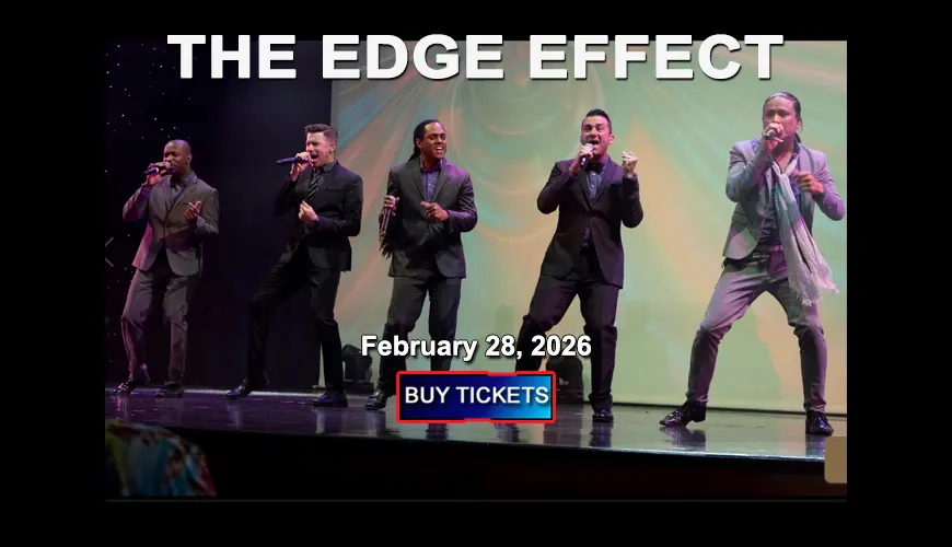 The Edge Effect Presents Icons  LIVE in Concert at the Williams Center Auditorium - February 28, 2026